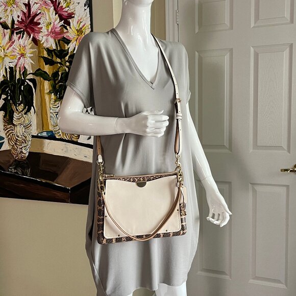 Coach RARE Snake Pattern With BRASS Hardware - Picture 12 of 16